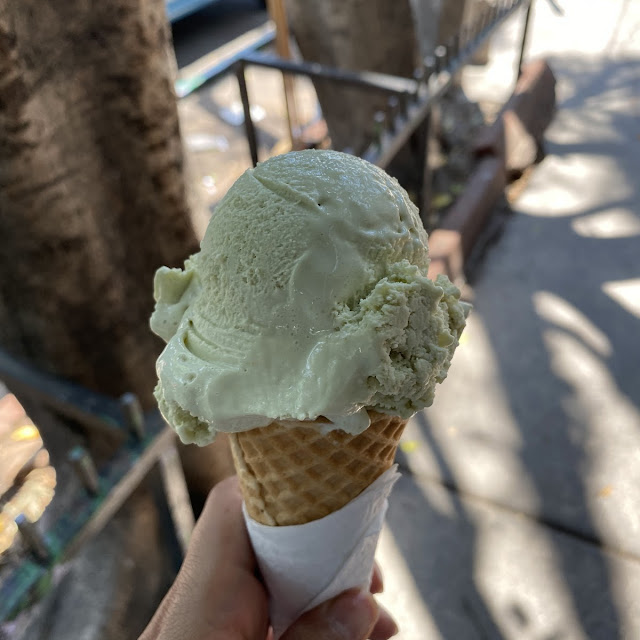 Helado de Matcha Con Yogurt Griego