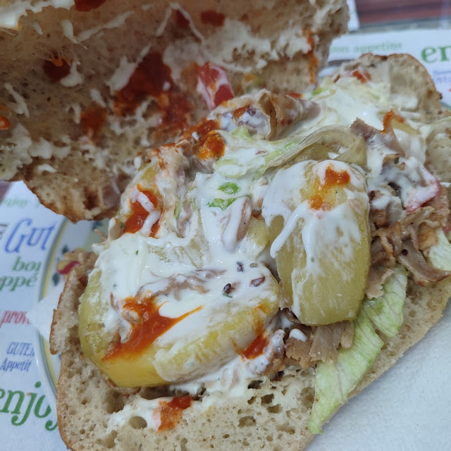 Panino Kebab Con Patate Al Forno