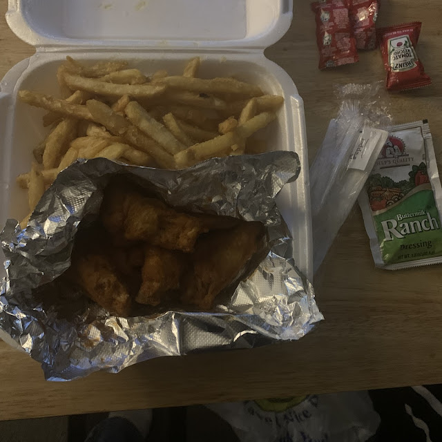 Chicken Wings and French Fries
