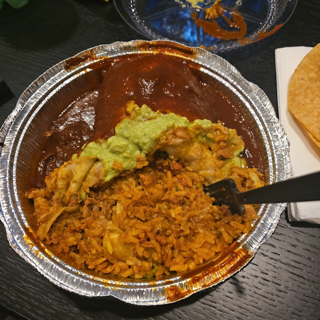Beef Tamale Rice & Beans