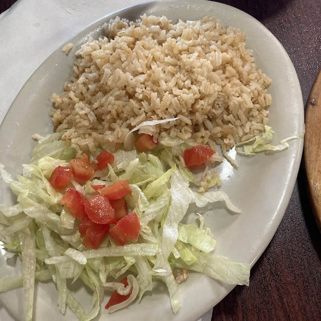 Rice and Salad