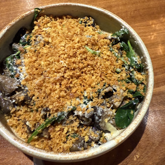 Mushroom and Spinach Side Salad