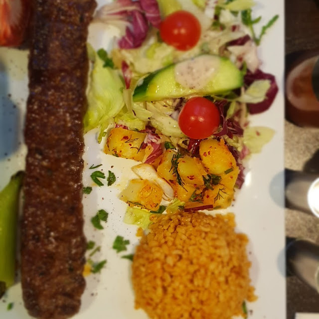Adana Kebap With Bulgur