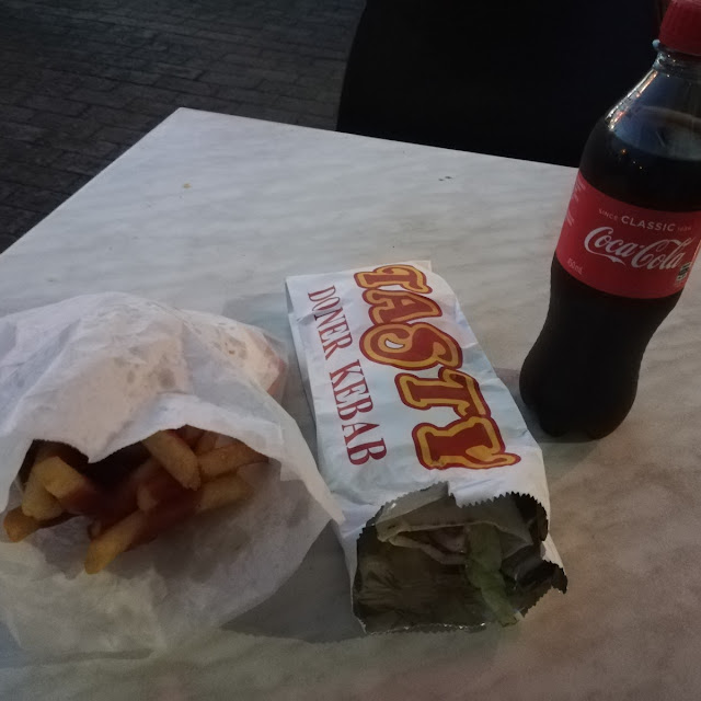 Lamb Kebab w Chips