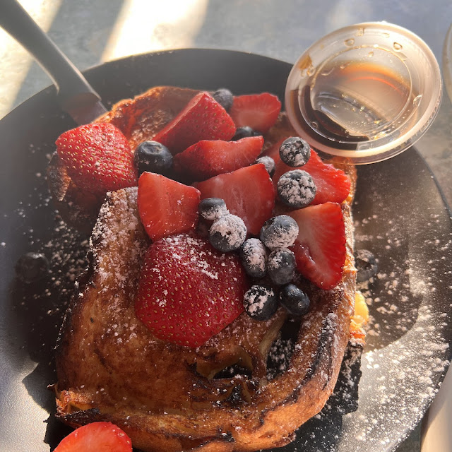 French Toast with a Side of Eggs