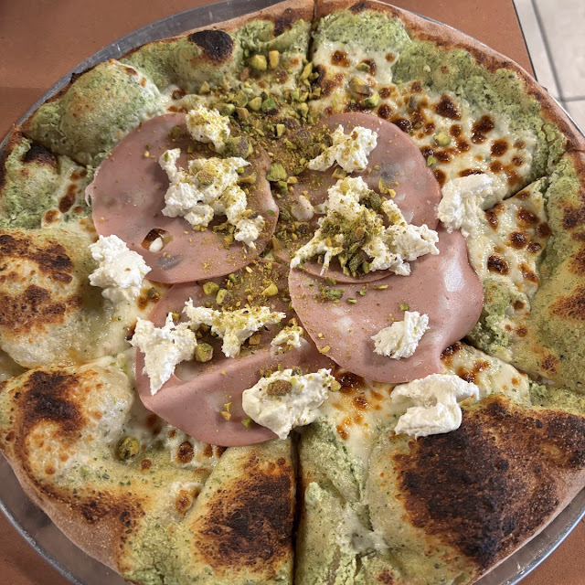 Mortadella Pesto Pizza