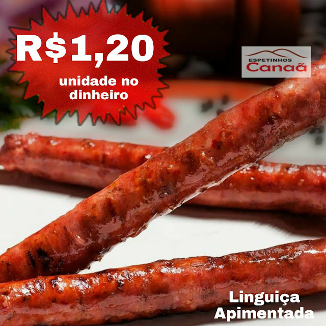 Espetinhos de Linguiça Apimentada