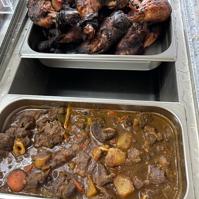 Jerk Chicken & Curry Goat
