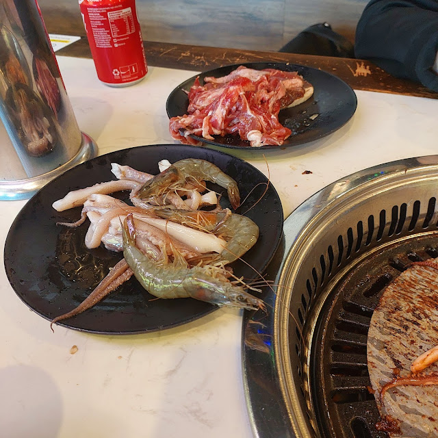 Marinated Chicken and Lamb