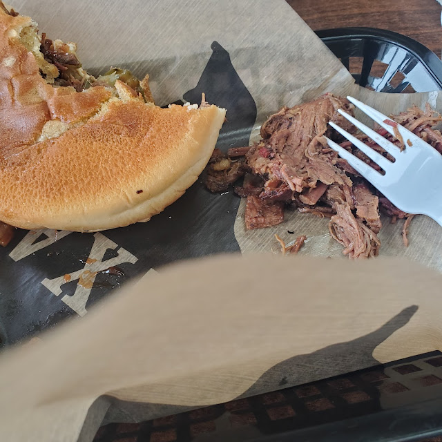 Chopped BBQ Beef Sandwich