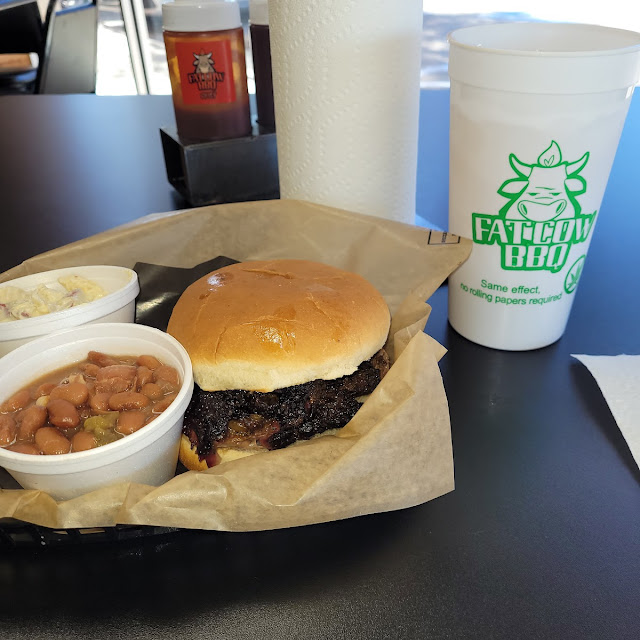 Sliced Brisket Sandwich