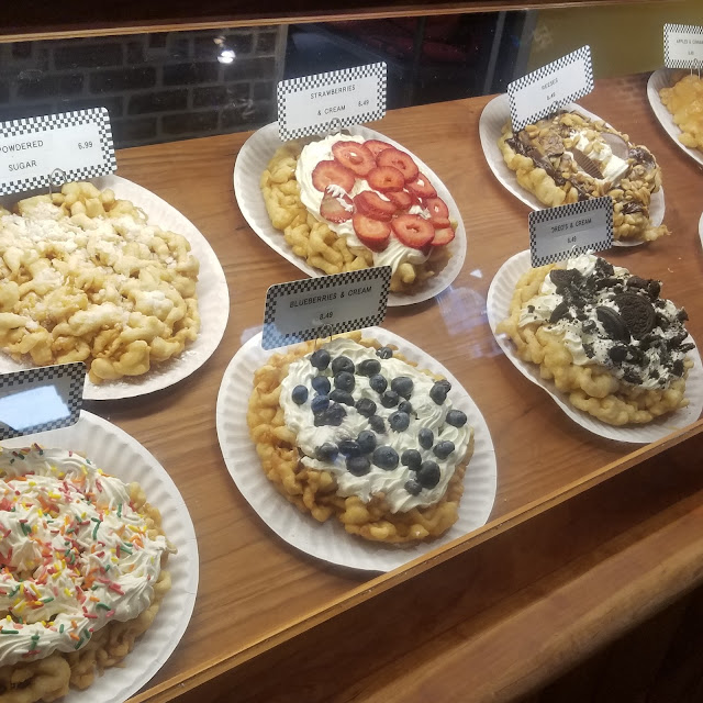 Fresh Strawberry Funnel Cake