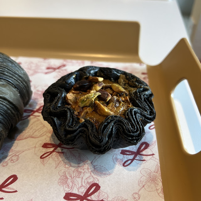 Salted Egg Charcoal Croissant
