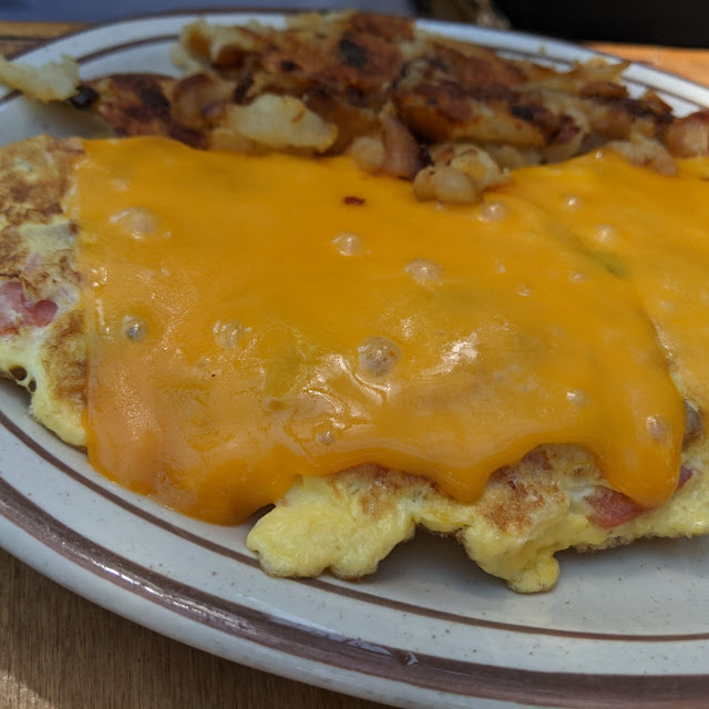 Meat Lovers Omelette Breakfast