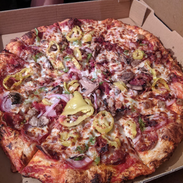 Supreme Pizza Minus Olives Add Pepper Rings