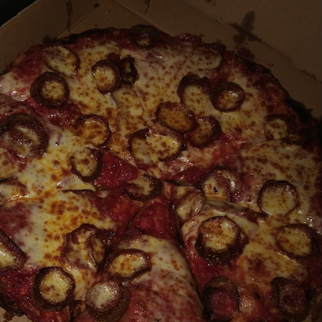Deep Dish Pepperoni Pizza