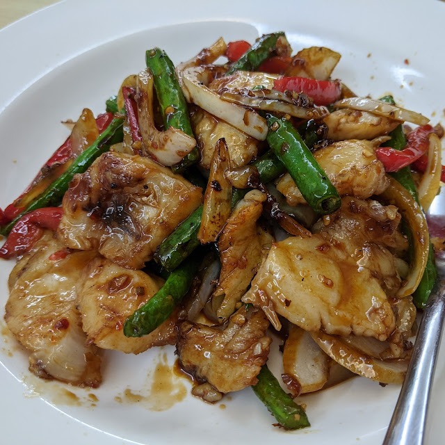 X O Sauce Fish Fillet with Rice