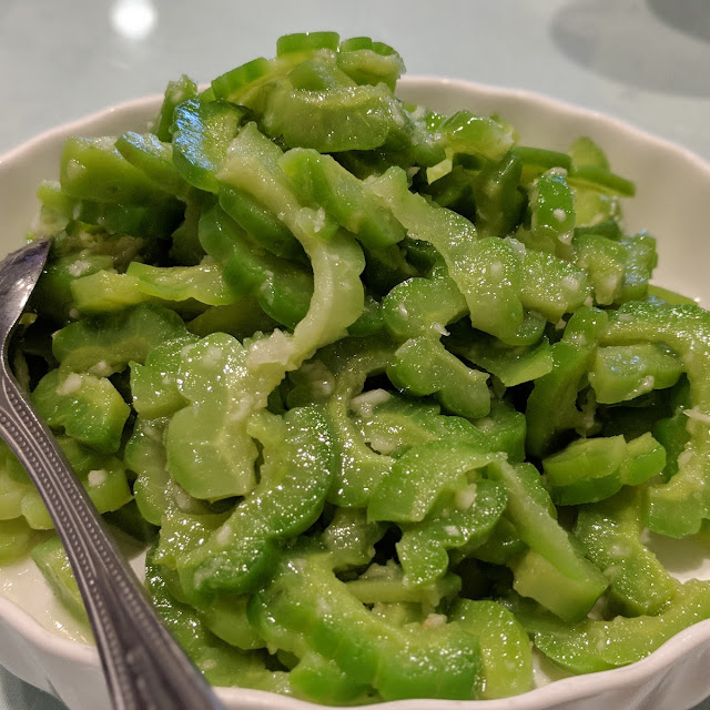 Salted Egg Yolk with Bitter Melon