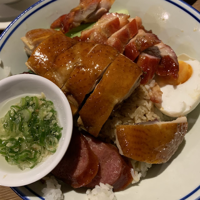 BBQ Pork Roast Duck with Rice