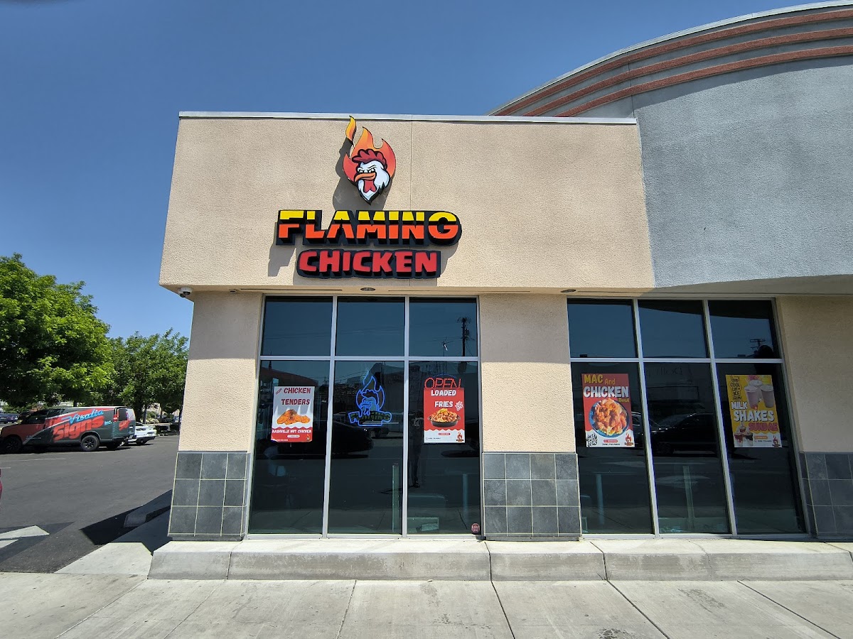 Flaming chicken