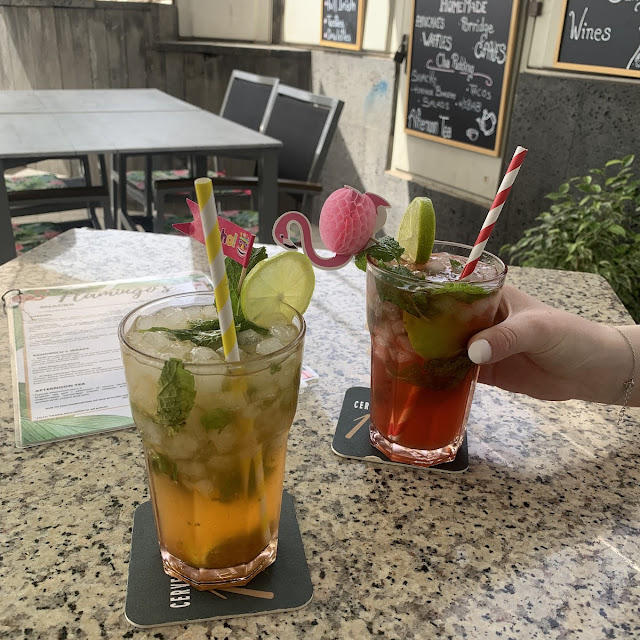 Passion Fruit Mojito and Strawberry Mojito