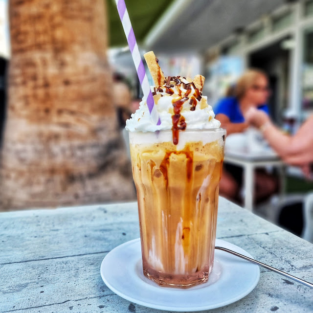 Iced Coffee with Topping