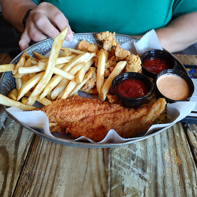 Fried Grouper Platter