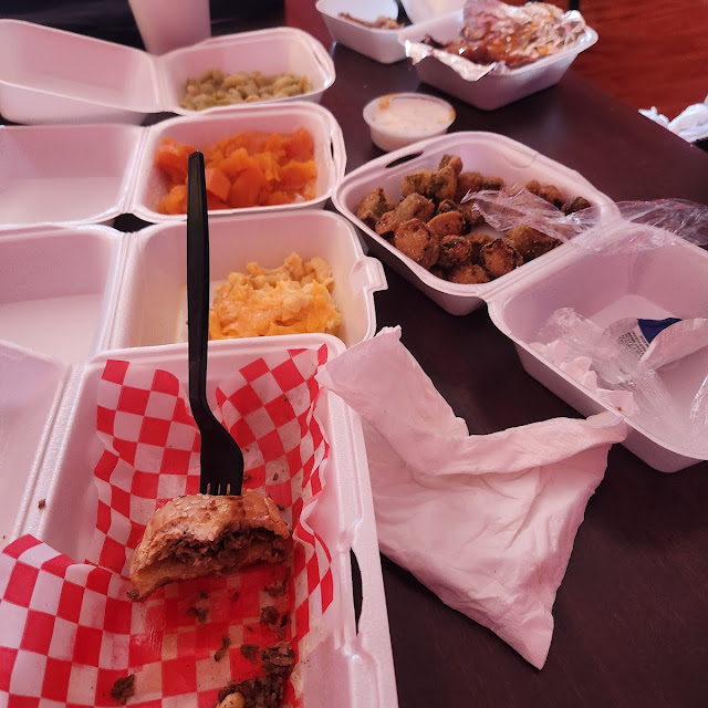Thursday Soul Food Sides with a Philly Cheesesteak