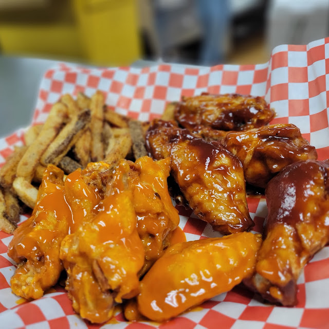 Chicken Wings and Fries