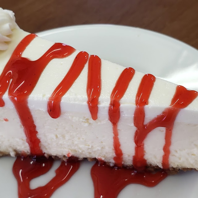 Raspberry Drizzle Cheesecake