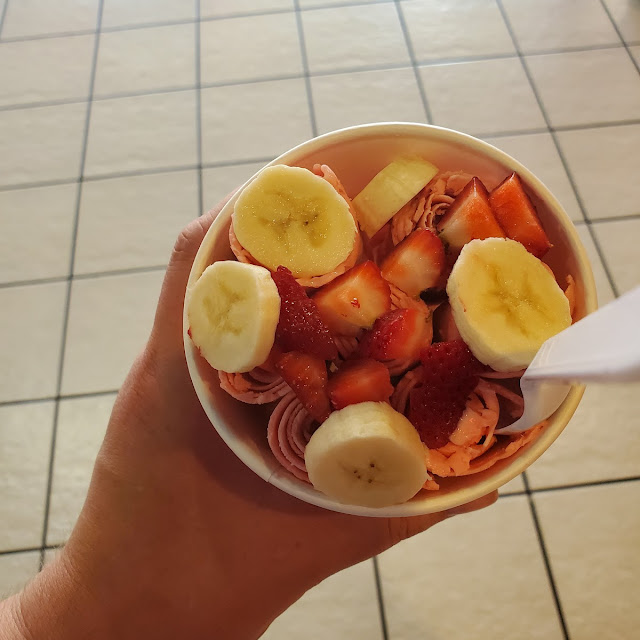 Strawberry Rolled Ice Cream