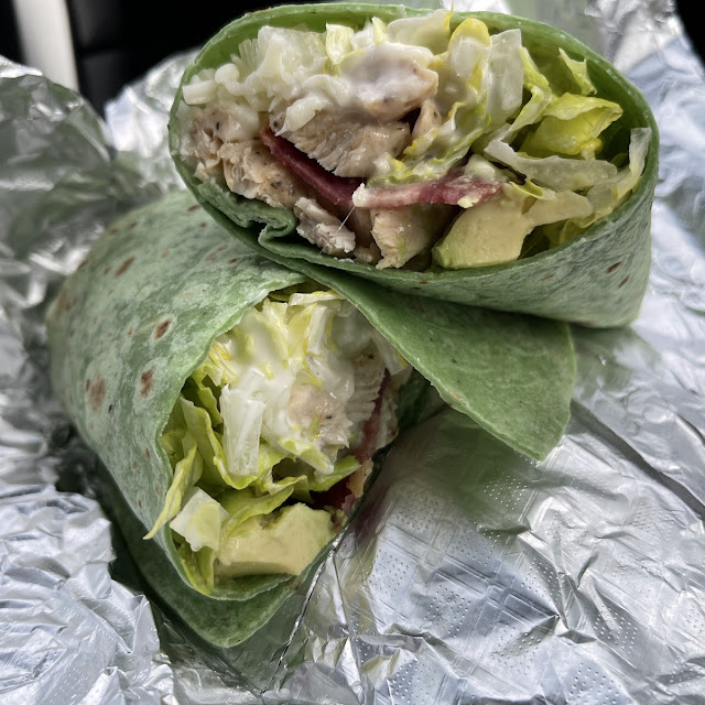Chicken Avocado with Bacon Wrap