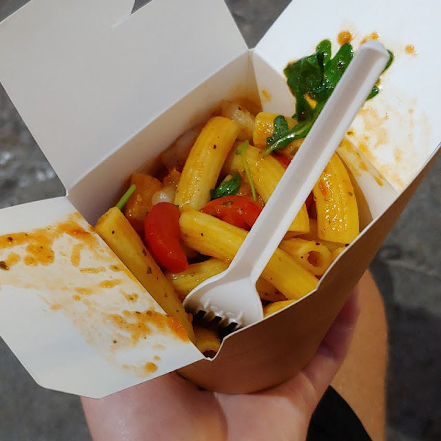 Cherry Tomato Pasta with Shrimps
