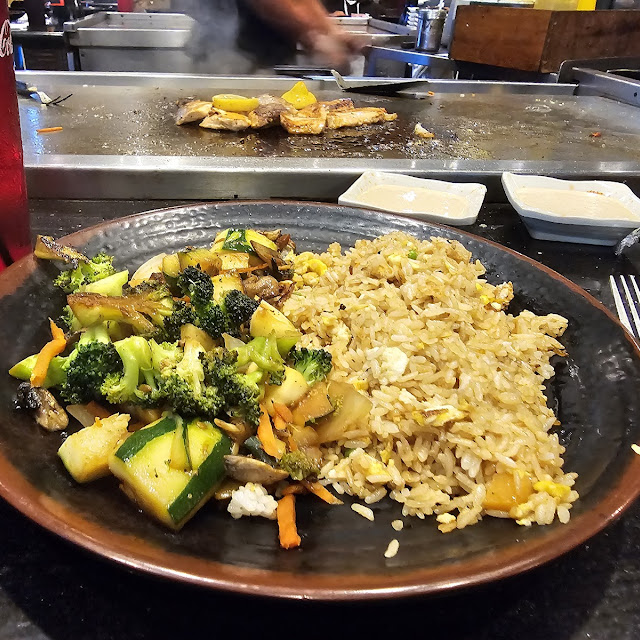 Heart Shape Rice Vegetables and Salmon
