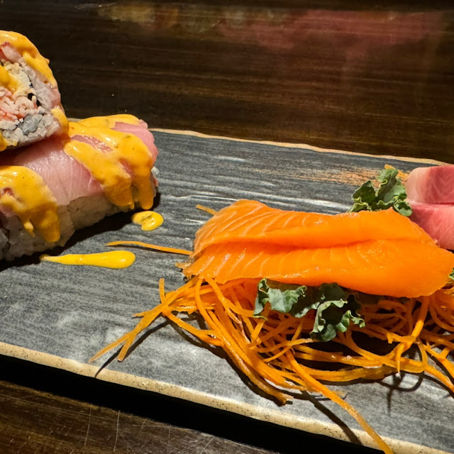 Salmon and Yellowtail Sashimi