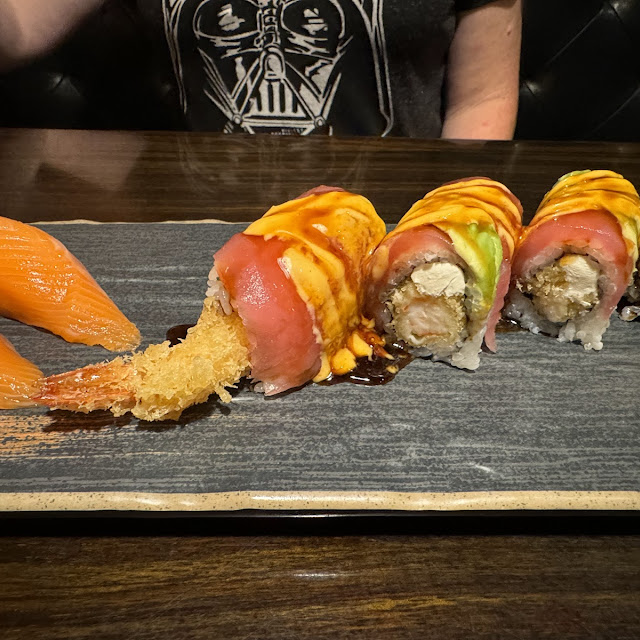 Dragon Roll with Salmon