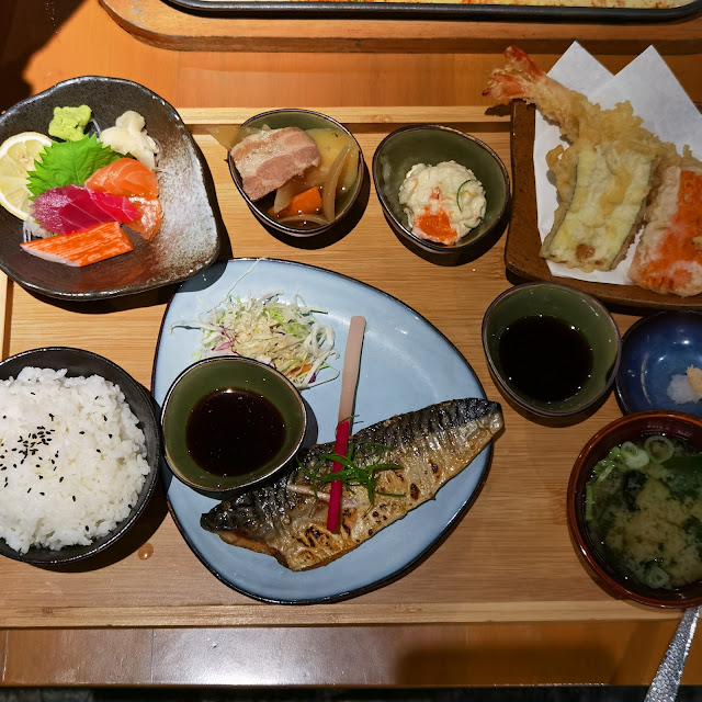 Salmon MIS Shioyaki Teishoku
