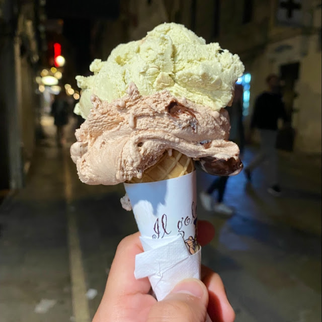 Pistachio & Nutella Gelato