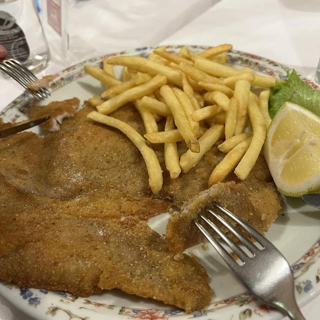 Breaded Veal with French Fries