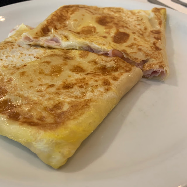 Ham and Cheese Crepes