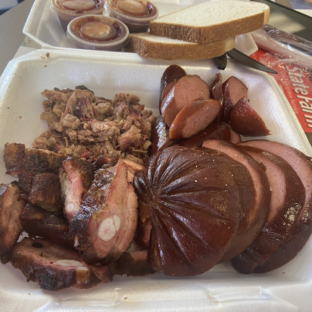 The Hog's 4 Meat Sampler