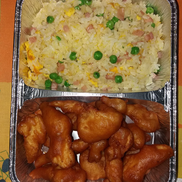 Riso Cantonese E Pollo Fritto