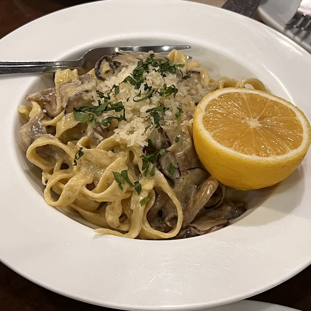 Mushroom Parmigiano Pasta