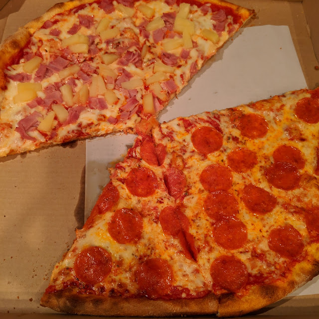 Large Pepperoni Pizza Hawaiian Pizza