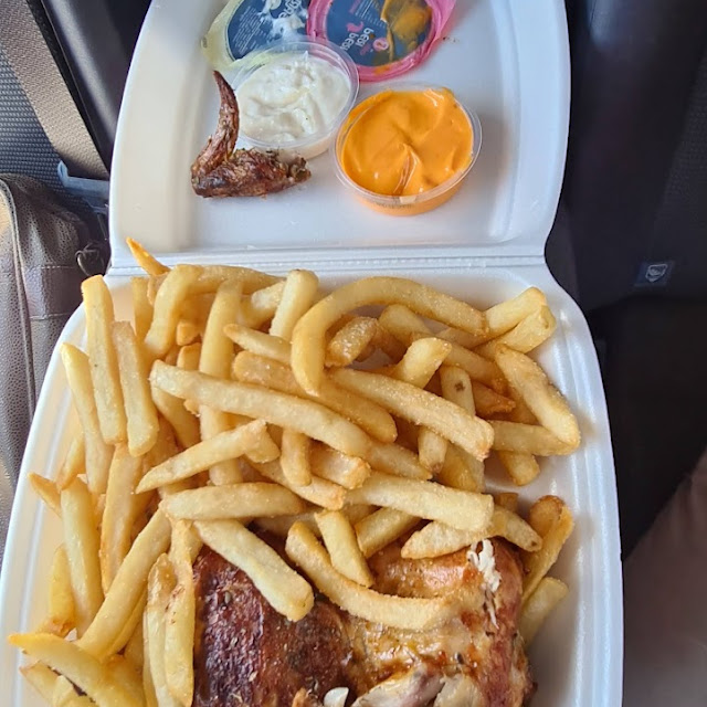 Half Chicken and Chips