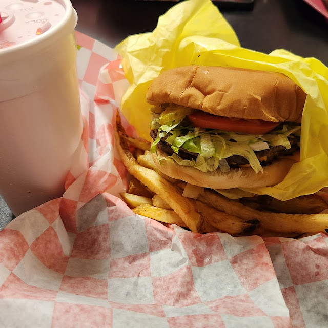 Double Cheeseburger Basket