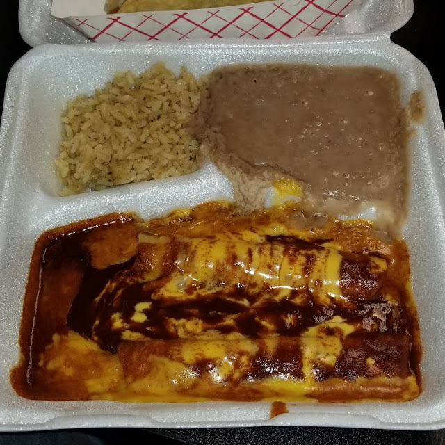 Cheese Enchilada Plate