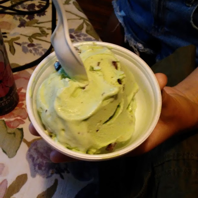 Mint Chocolate Chip Custard