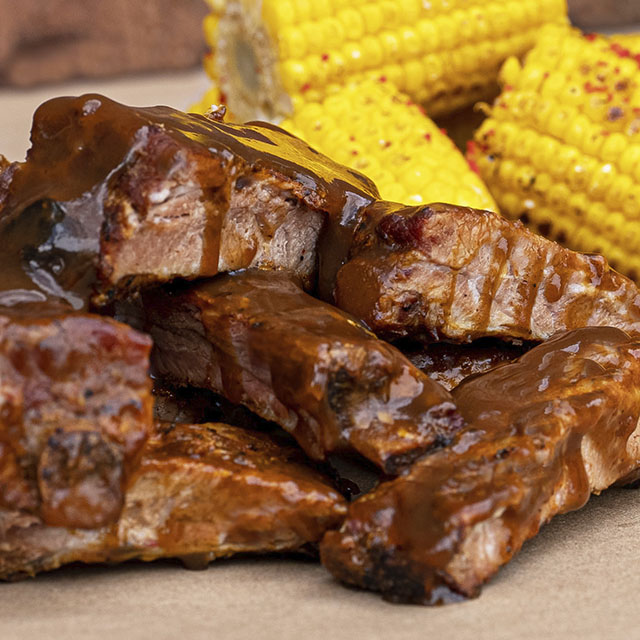 BBQ Ribs Orden Completa