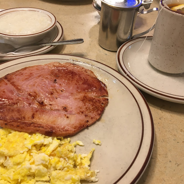 Country Ham with Scrambled Eggs